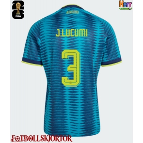 Colombia Jhon Lucumi #3 Bortatröja VM 2026 Kortärmad